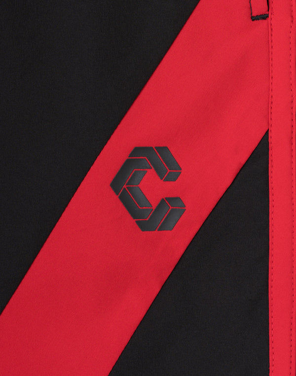 CRONOS SLASH SHORTS【BLACK×RED】
