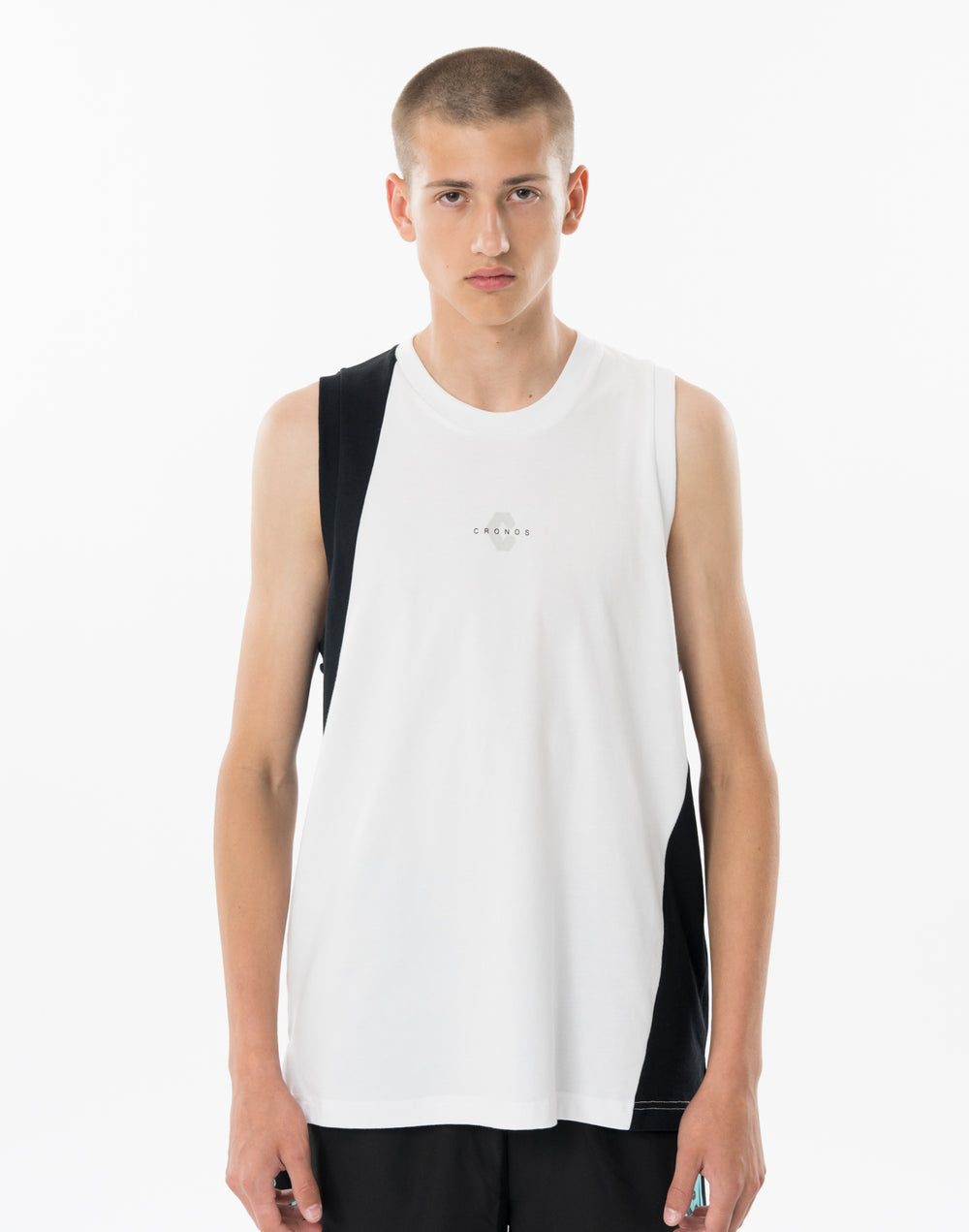CRONOS SLASH  TANK TOP【WHITE】