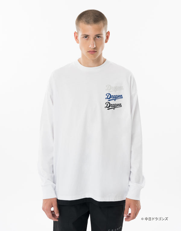 CRONOS×DRAGONS L/S TEE【WHITE】