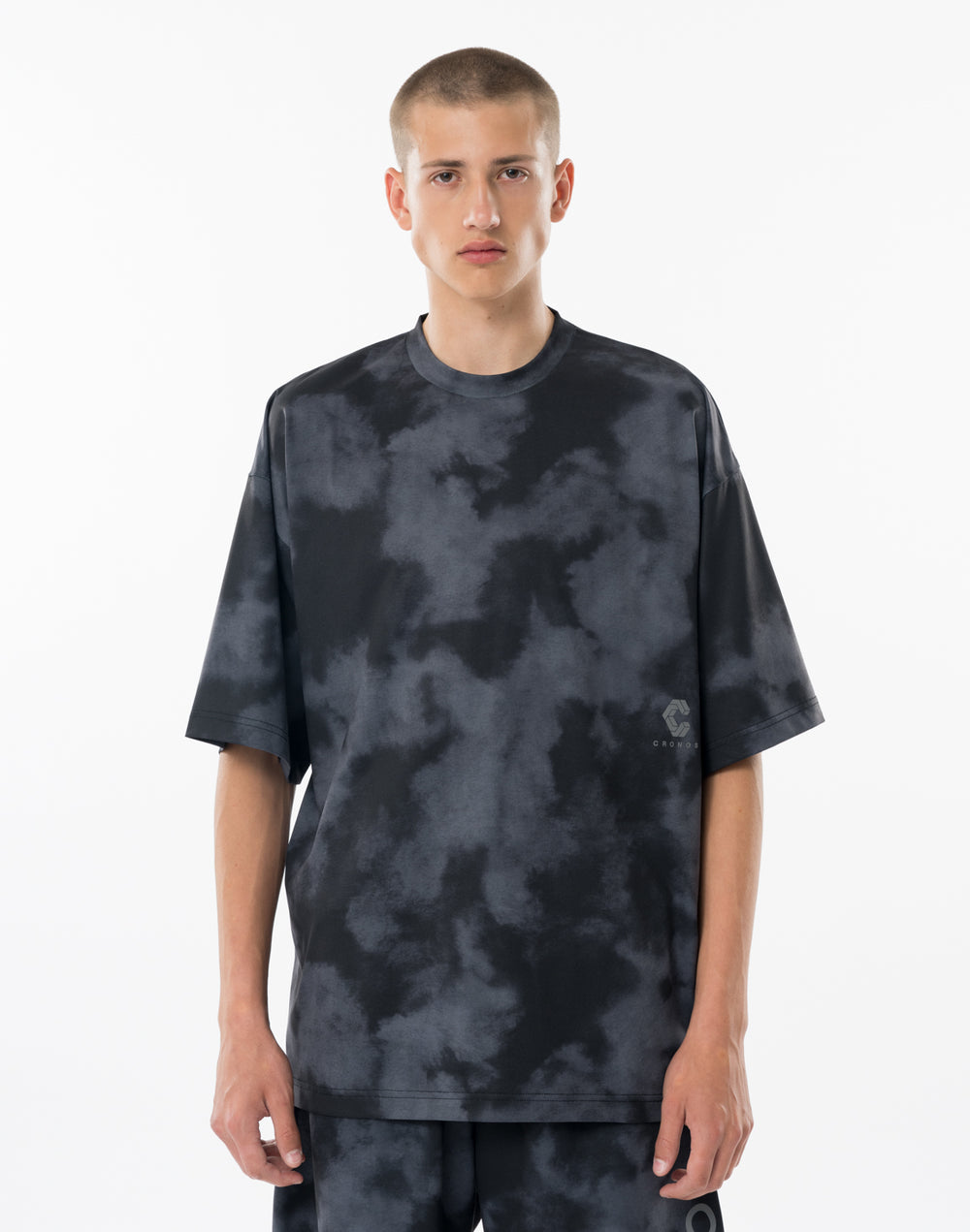 クロノス タイダイ S/S TEE【ブラック】