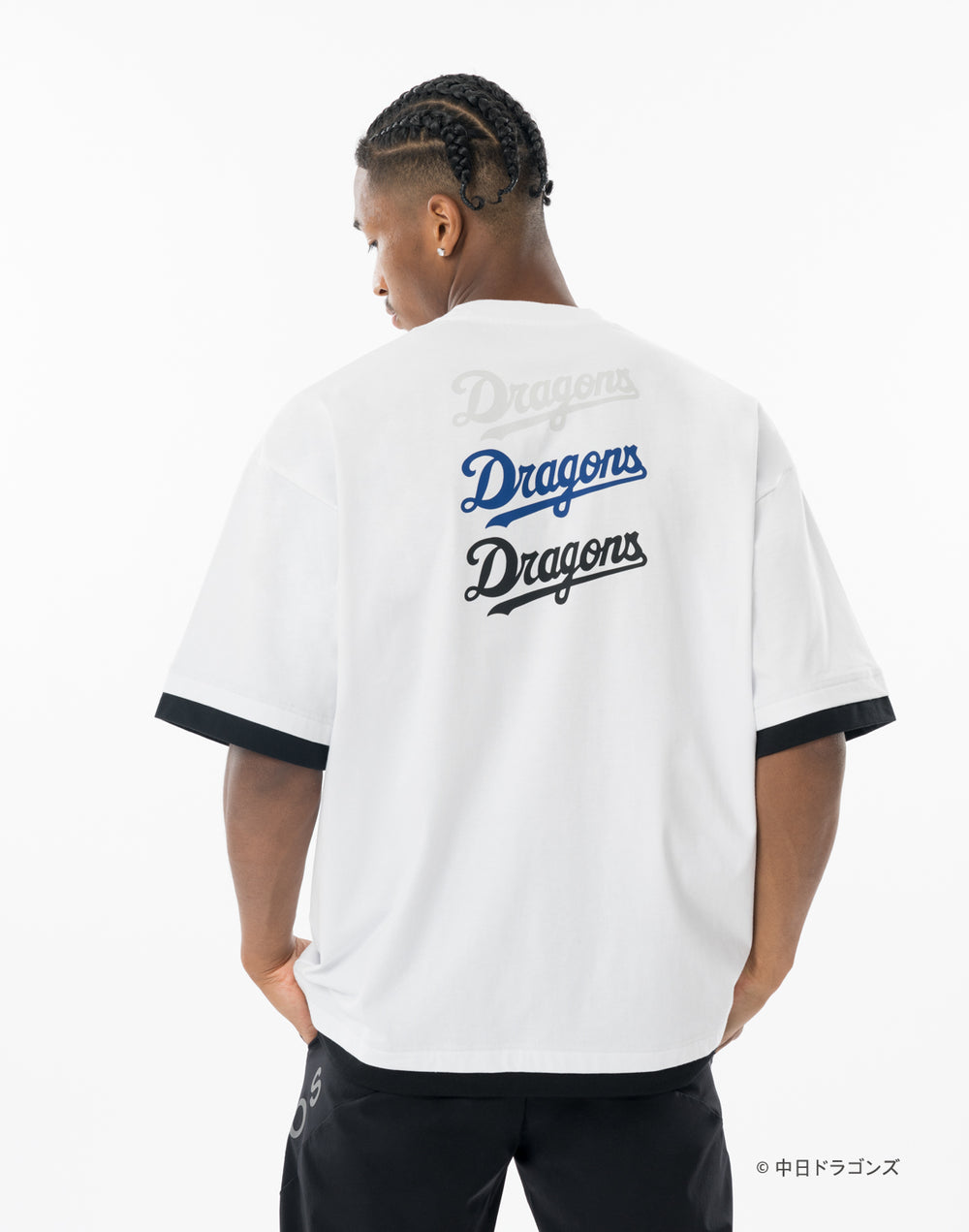 クロノス×ドラゴンズ ショートスリーブTシャツ【ホワイト】
