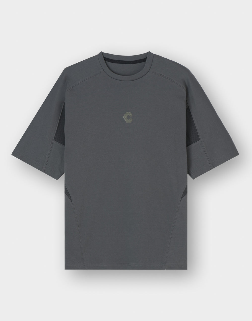 クロノステックハイブリッドTシャツ【D.GRAY】