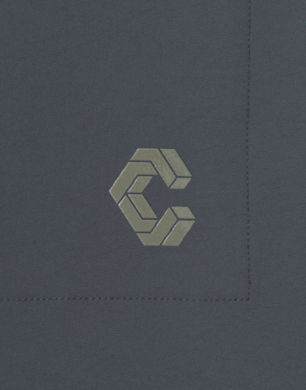 CRONOS TECH VERTICAL ZIP SHIRT【D.GRAY】