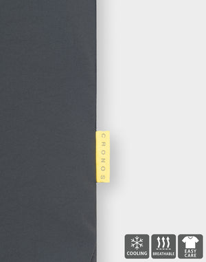 CRONOS TECH VERTICAL ZIP SHIRT【D.GRAY】