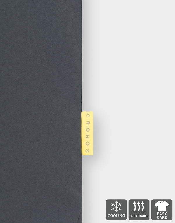 CRONOS TECH VERTICAL ZIP SHIRT【D.GRAY】