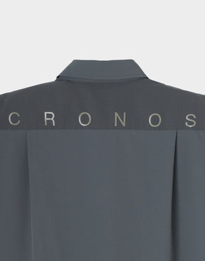 CRONOS TECH VERTICAL ZIP SHIRT【D.GRAY】