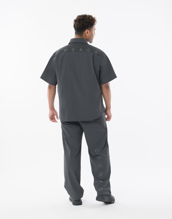 CRONOS TECH VERTICAL ZIP SHIRT【D.GRAY】
