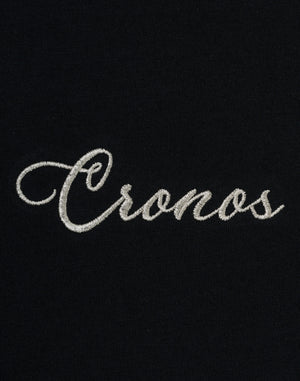 CRONOS SCRIPT SIDE L/S TEE 【BLACK】