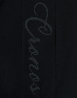 CRONOS SCRIPT SIDE L/S TEE 【BLACK】