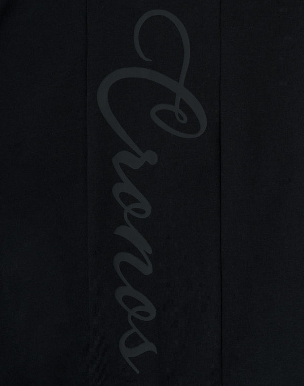 CRONOS SCRIPT SIDE L/S TEE 【BLACK】