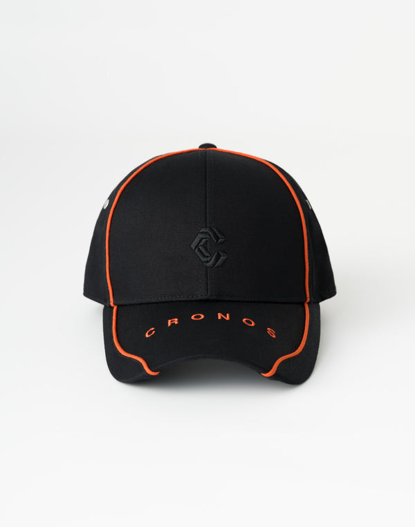 CRONOS STRUCTURE PIPE CAP【BLACK×RED】