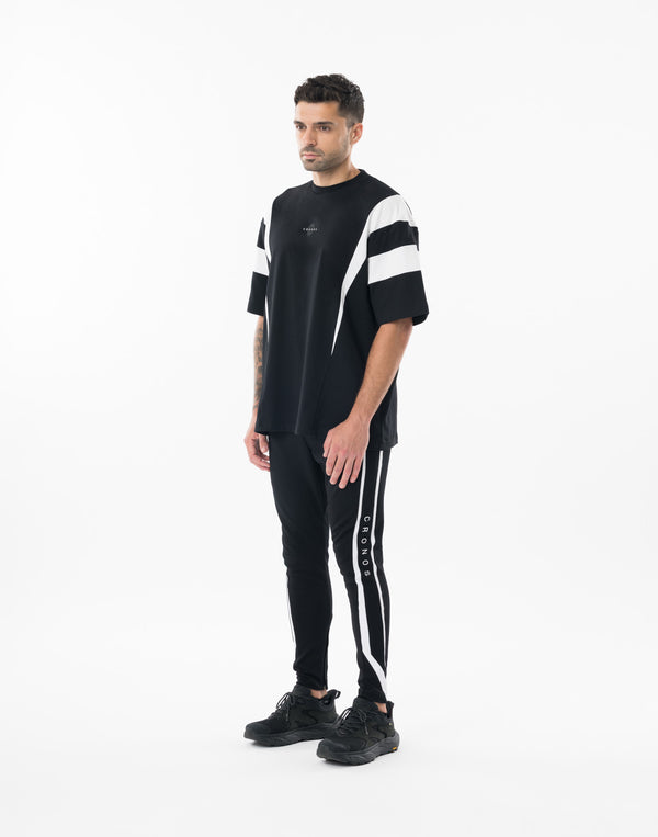 CRONOS DUAL TECH OVERSIZE S/S TEE【BLACK】