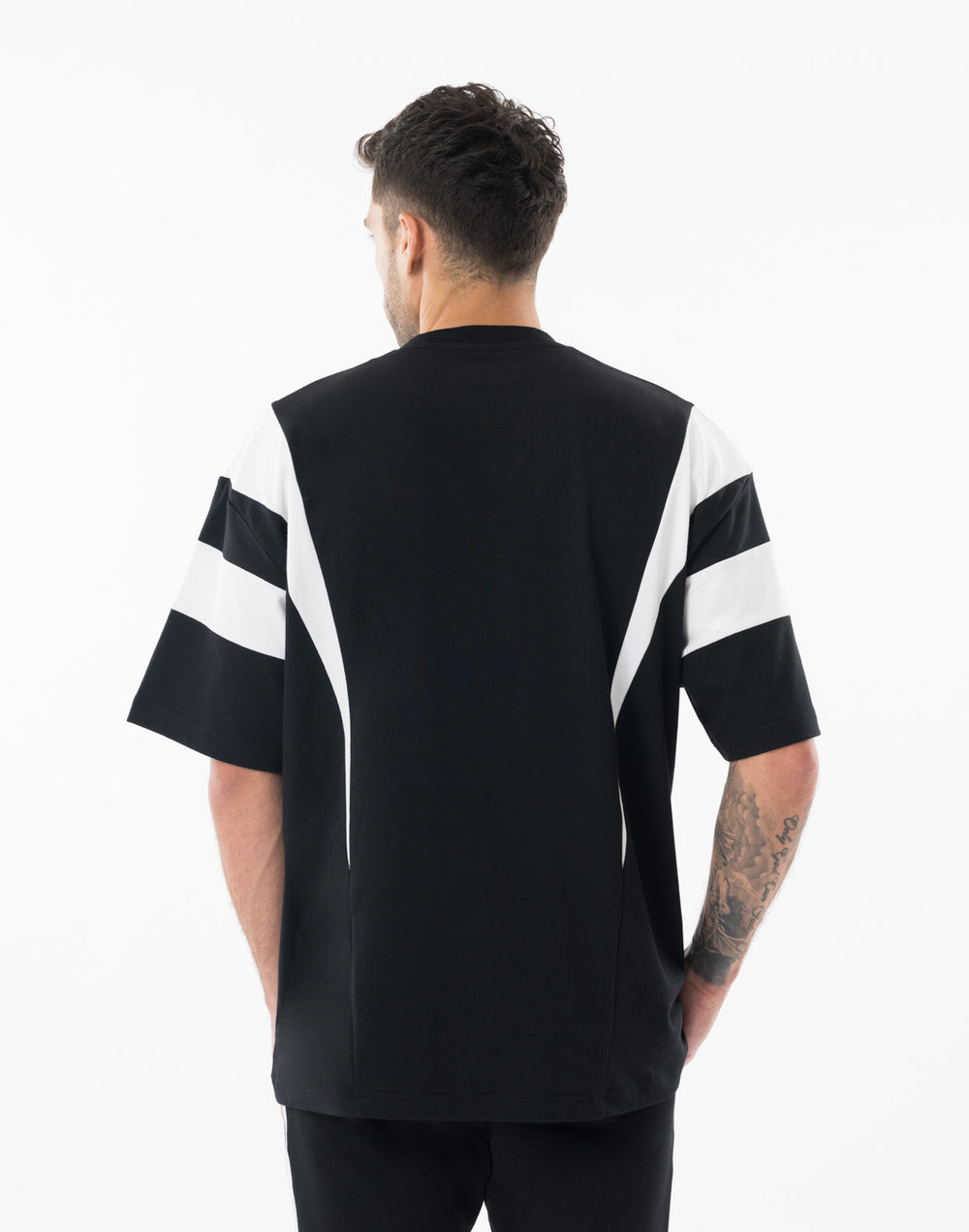 CRONOS DUAL TECH OVERSIZE S/S TEE【BLACK】