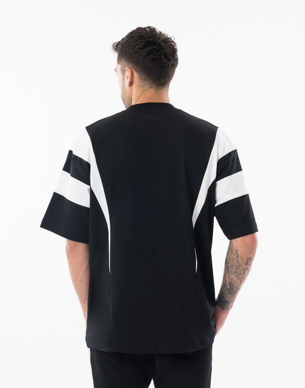 CRONOS DUAL TECH OVERSIZE S/S TEE【BLACK】