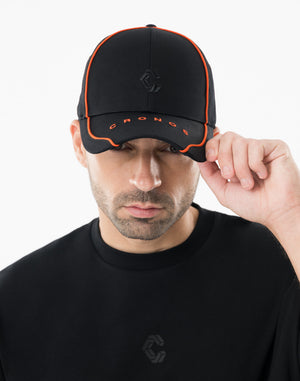 CRONOS STRUCTURE PIPE CAP【BLACK×RED】