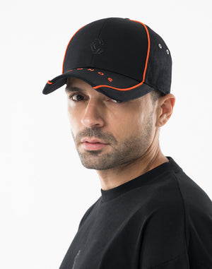 CRONOS STRUCTURE PIPE CAP【BLACK×RED】