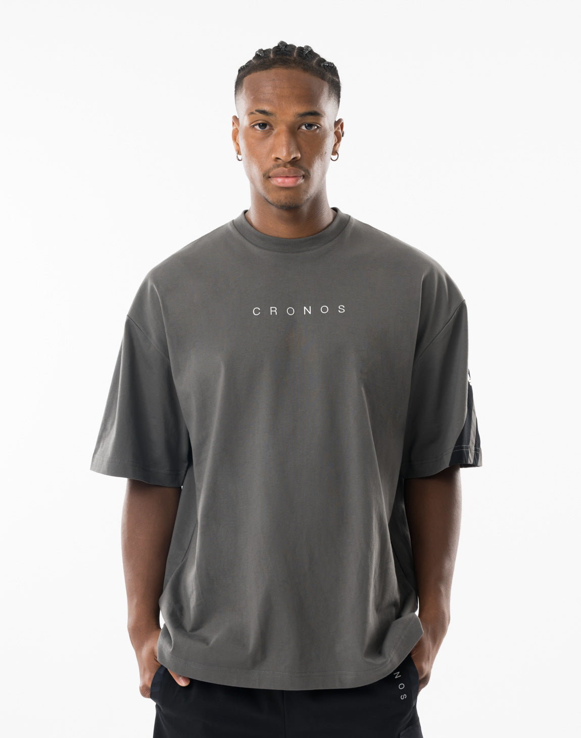 CRONOS SIDE STRIKE S/S TEE【D.GRAY】