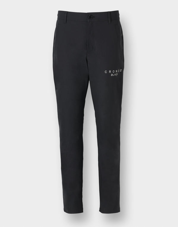 CRONOS BLACK ACTIVE FIT  PANTS【BLACK×WHITE】