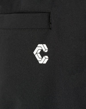 CRONOS BLACK ACTIVE FIT  PANTS【BLACK×WHITE】