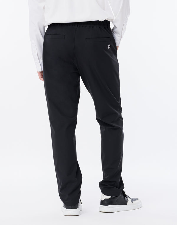CRONOS BLACK ACTIVE FIT  PANTS【BLACK×WHITE】
