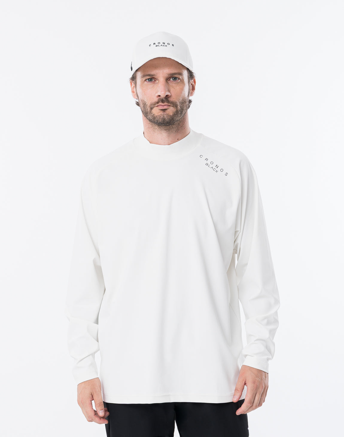 【美品】CRONOS BLACK MART COOL L/S TEE XXL CRONOS BLACK MART COOL L/S TEE [WHITE]