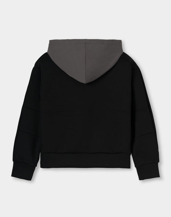 CRONOS WOMEN BoxFit  Hoodie【BLACK】