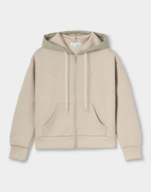 CRONOS WOMEN BoxFit  Hoodie【BEIGE】