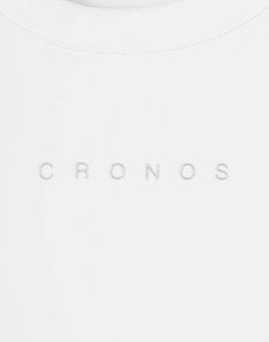 CRONOS WOMEN Motion Crop T-SHIRT 【WHITE】