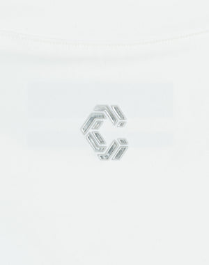 CRONOS WOMEN Motion Crop T-SHIRT 【WHITE】