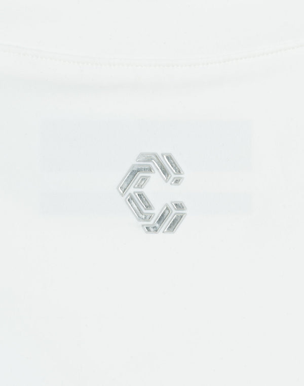 CRONOS WOMEN Motion Crop T-SHIRT 【WHITE】