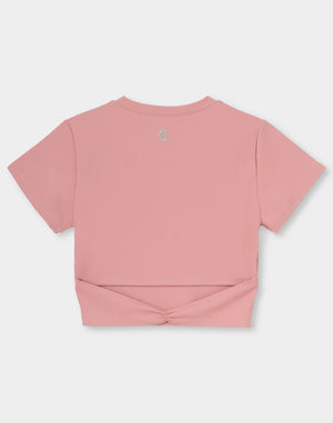 CRONOS WOMEN Motion Crop T-SHIRT 【PINK】