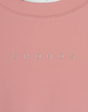 CRONOS WOMEN Motion Crop T-SHIRT 【PINK】