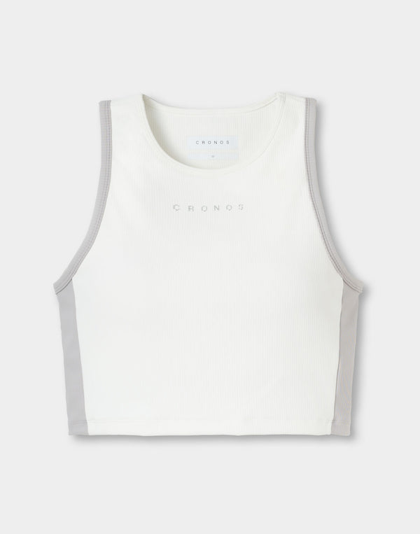 CRONOS WOMEN FlexTank Top【WHITE】