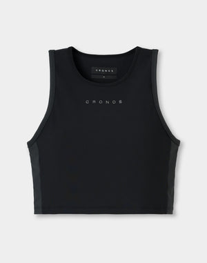 CRONOS WOMEN FlexTank Top【BLACK】
