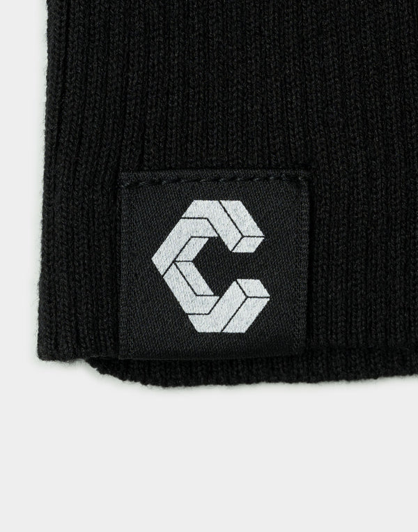 CRONOS WOMEN Flex Rib Knit Pants【BLACK】