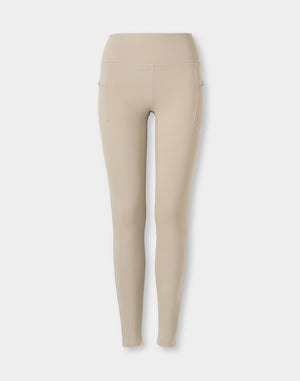 CRONOS WOMEN Flex Lift Leggings【BEIGE】