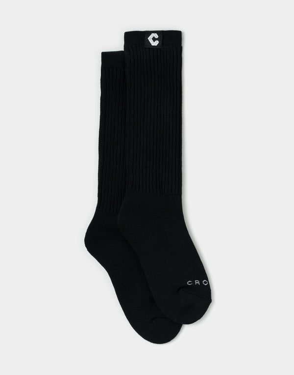 CRONOS WOMEN LooseFit Socks【BLACK】