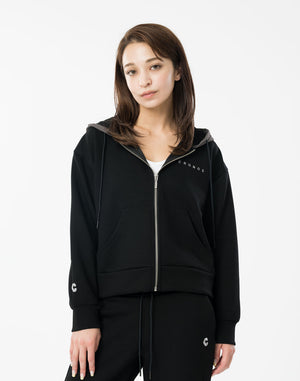 CRONOS WOMEN BoxFit  Hoodie【BLACK】