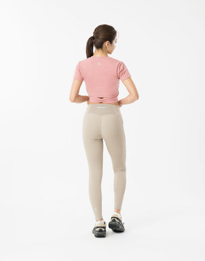 CRONOS WOMEN Flex Lift Leggings【BEIGE】