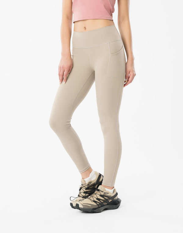 CRONOS WOMEN Flex Lift Leggings【BEIGE】