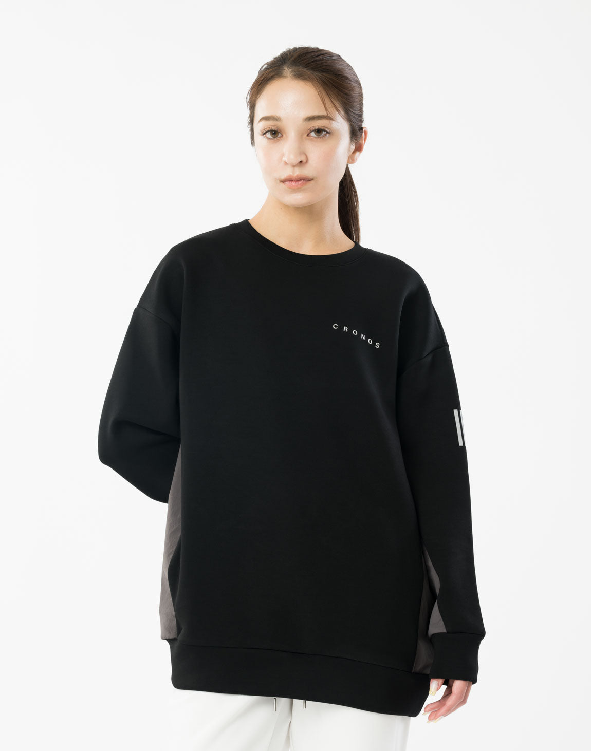 CRONOS クロノス ブラックパーカー CRONOS WOMEN CRONOS WOMEN
