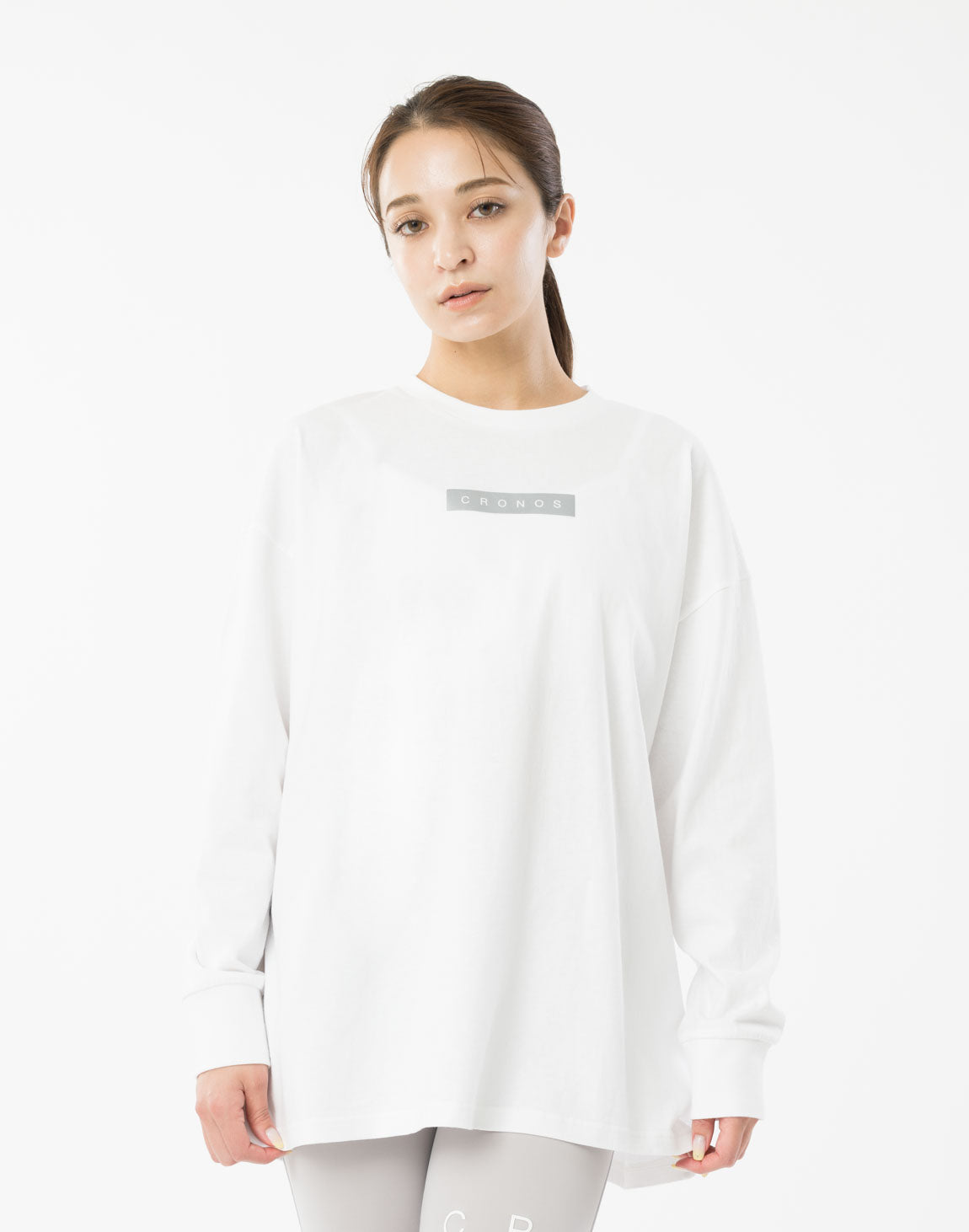 CRONOS WOMEN Reflect LONGSLEEVE【WHITE】