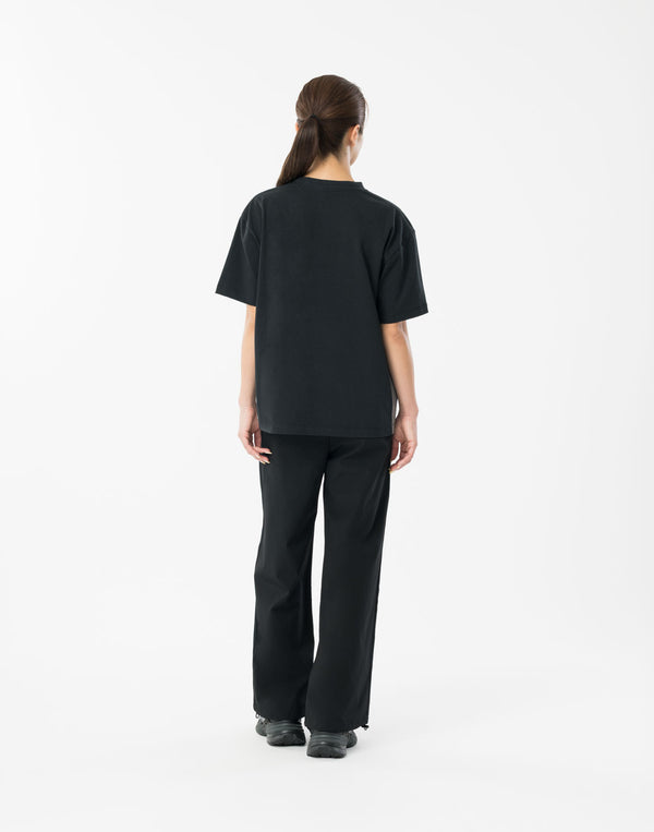 CRONOS WOMEN FlowTuck Wide Pants【BLACK】