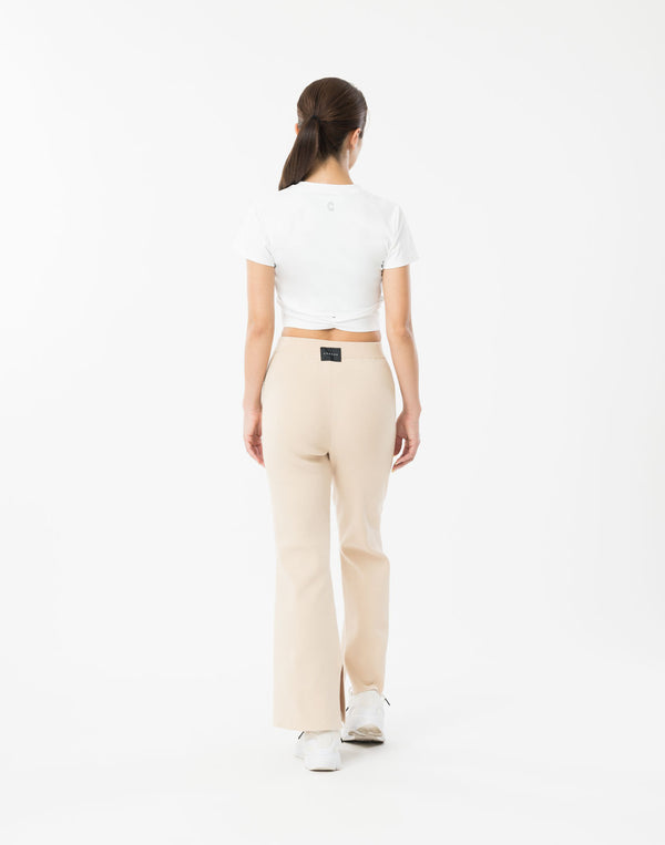 CRONOS WOMEN Motion Crop T-SHIRT 【WHITE】