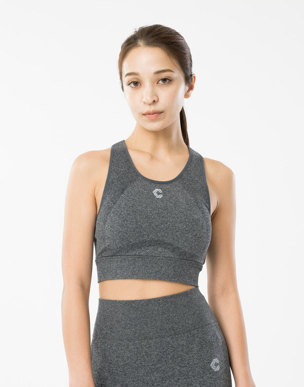 CRONOS 女款彈性胸罩【灰色】