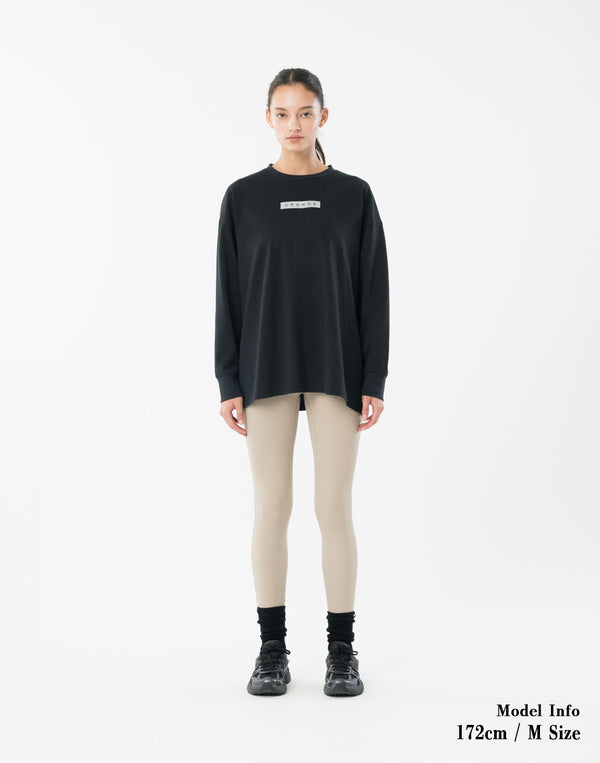 CRONOS WOMEN LooseFit Socks【BLACK】