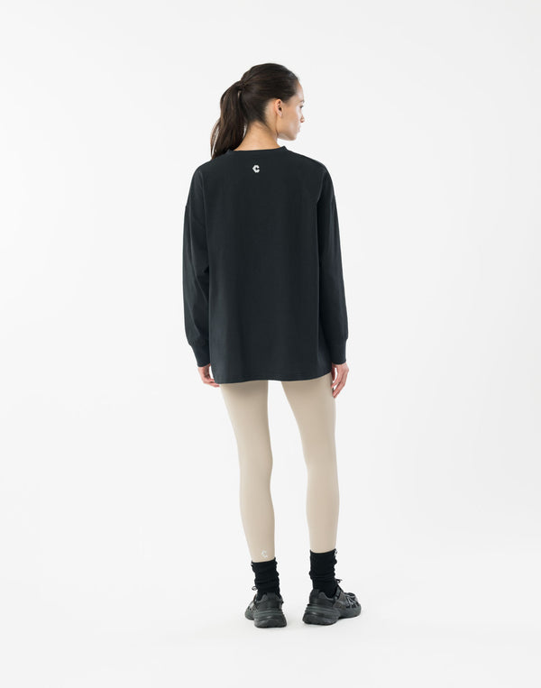 CRONOS WOMEN LooseFit Socks【BLACK】