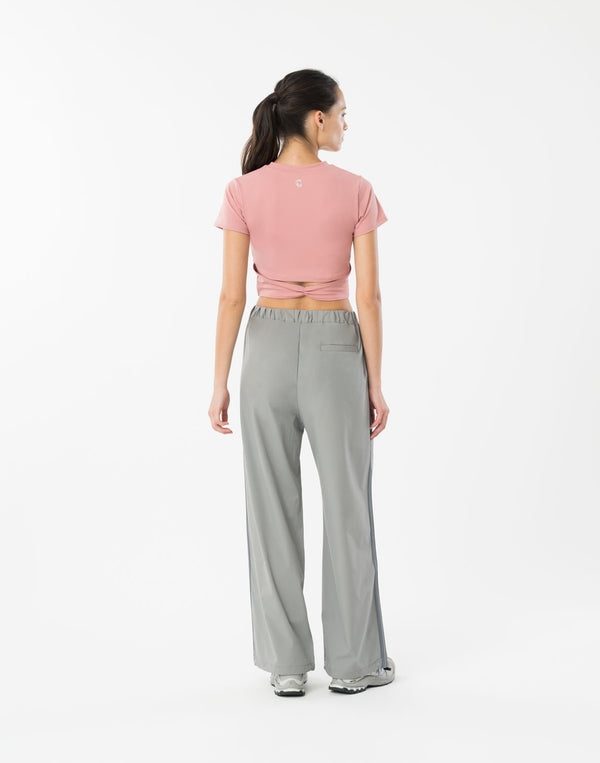 CRONOS WOMEN Motion Crop T-SHIRT 【PINK】