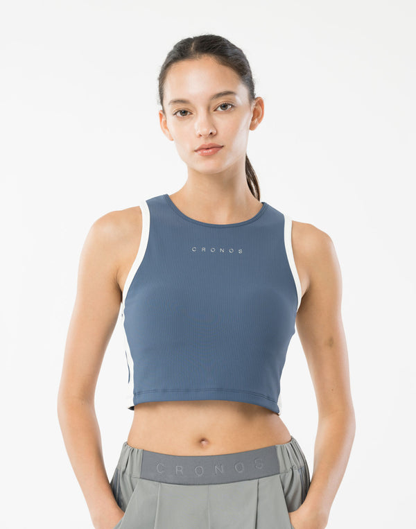 CRONOS WOMEN FlexTank Top【BLUE】