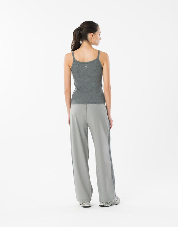 CRONOS WOMEN BLACK LETTER TANKTOP【GRAY】